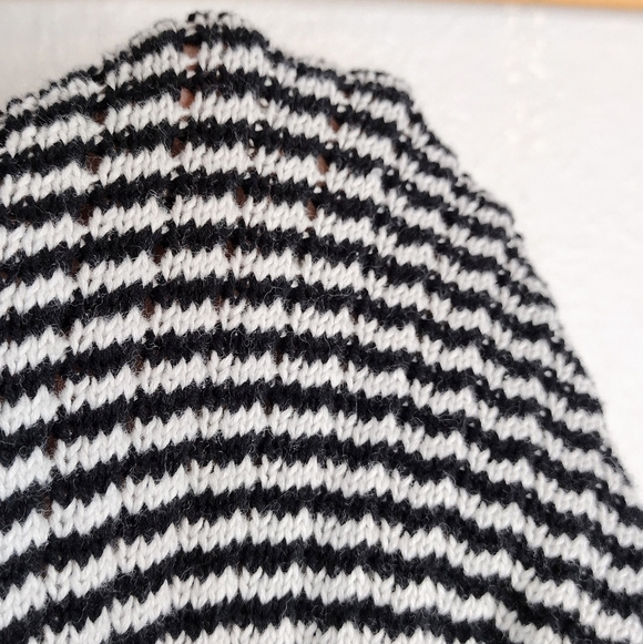 Cabi Fergie Cotton Knit Striped Cowlneck Sweater Size XXS - Picture 12 of 14